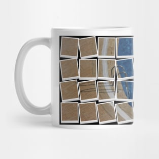 A swimming pool in the style of David Hockney Mug